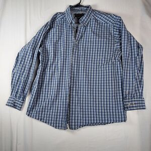 Ariat Pro Series XL Plaid Western Shirt Men’s Long Sleeve Button Down Cowboy